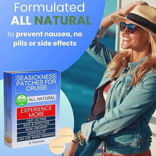 Nordmoose Sea Sickness Patches for Cruise - All Natural Motion Sickness Relief for Cruise - Non Drowsy Behind Ear Seasickness Solution for Cruise - Image 5