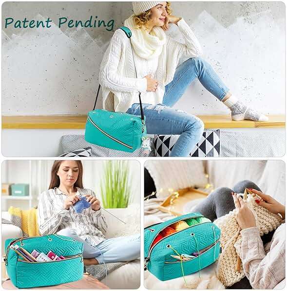 MYBAGZING Crochet Bag Organizer - Knitting & Crocheting Yarn Storage - Yarn Holder for Accessories, Gifts - Image 7