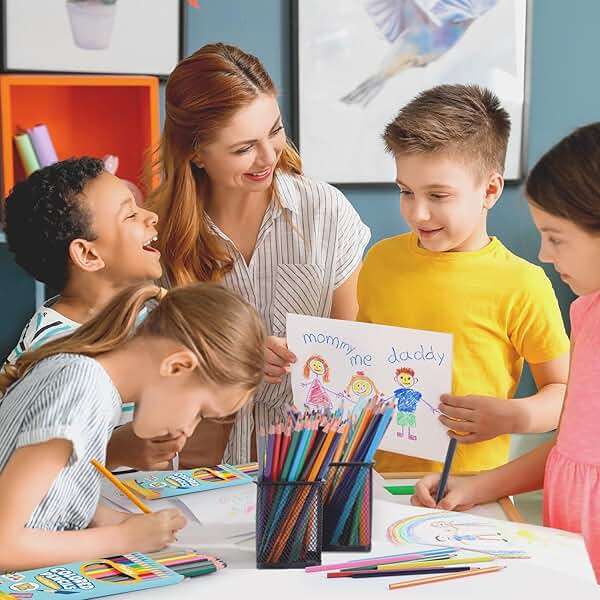 Toidgy 144 Count Colored Pencils for Kids, 12 Packs Colored Pencils Bulk 12 Colors, Pre-sharpened Color Pencils for Adults, Bulk School Supplies for Teachers, Back to School Supplies, Classroom Prizes - Image 6