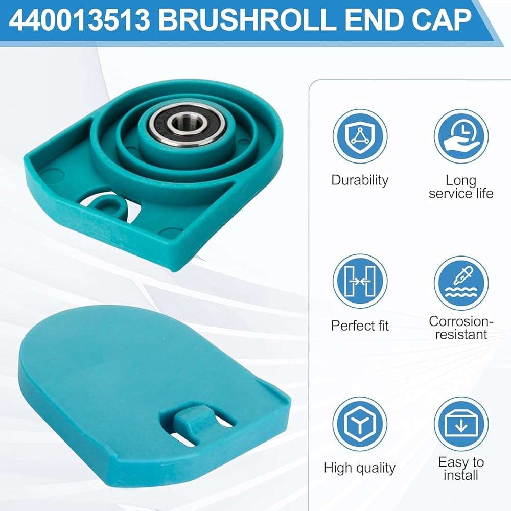 GYPNS 440013513 Brushroll End Cap Compatible with Hoover Smartwash Pet Cleaner FH52000 FH53000 Model, Automatic Carpet Cleaner Cap for Dirt Devil & Royal Vacuum Cleaners Brushroll Parts (2 Pack) - Image 3