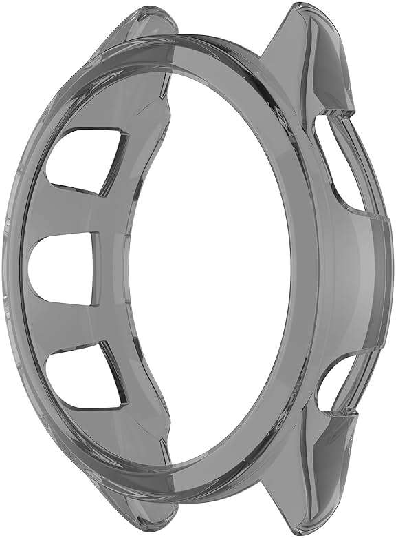 Disscool Case Cover Compatible with Garmin Forerunner 165/Forerunner 165 Music, Smartwatch Soft Anti Drop TPU Replacement Protective Cases Watch Accessories(Black) - Image 5
