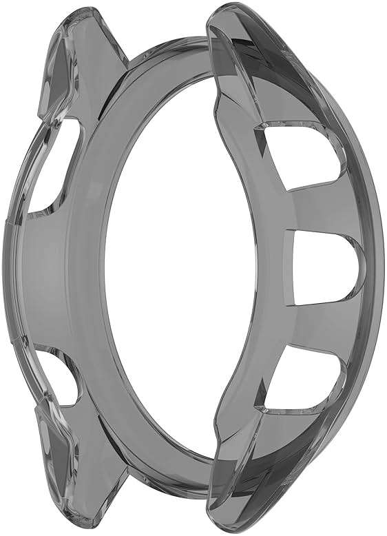 Disscool Case Cover Compatible with Garmin Forerunner 165/Forerunner 165 Music, Smartwatch Soft Anti Drop TPU Replacement Protective Cases Watch Accessories(Black) - Image 6