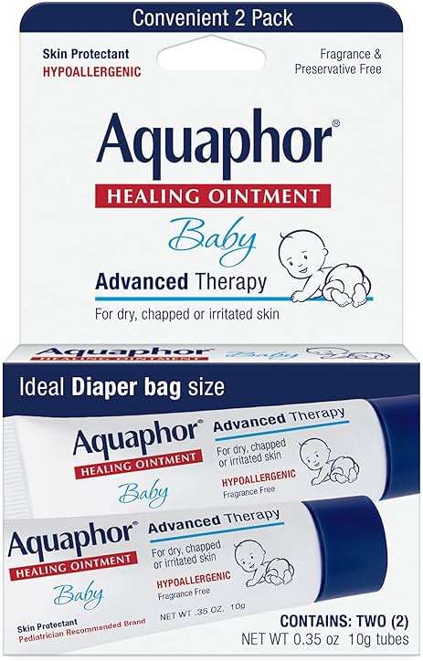 Aquaphor 7oz Dry Skin Healing Ointment & 2ct Baby Healing Ointment for Diaper Rash - Image 5