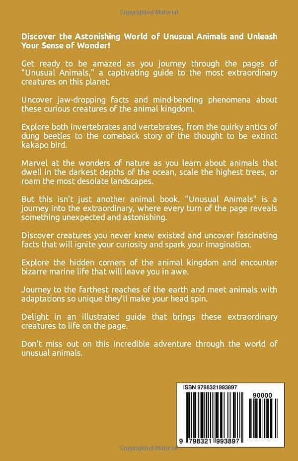 Unusual Animals: Discover the World of Strange, Odd, Curious, Peculiar and Cute Creatures - Image 2