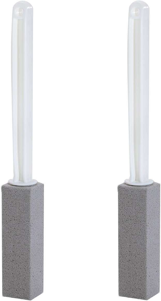 ARZQUT 2 Packs Pumice Cleaning Stone with Extra Long Handle, Pumice Stone for Toilet Bowl Cleaning for Cleaning Toilets, Bathtubs, Grills, Swimming Pools, Sinks - Image 1