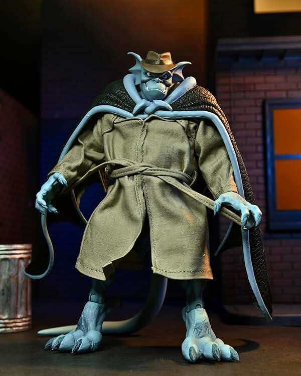 NECA - Gargoyles Ultimate Detective Broadway Silver Falcon (with Closed Wings) Action Figure - Image 7