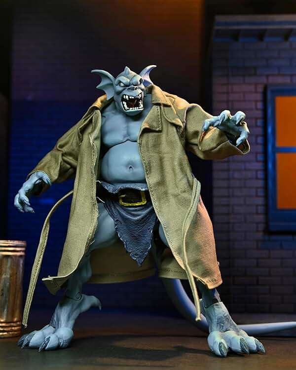 NECA - Gargoyles Ultimate Detective Broadway Silver Falcon (with Closed Wings) Action Figure - Image 8