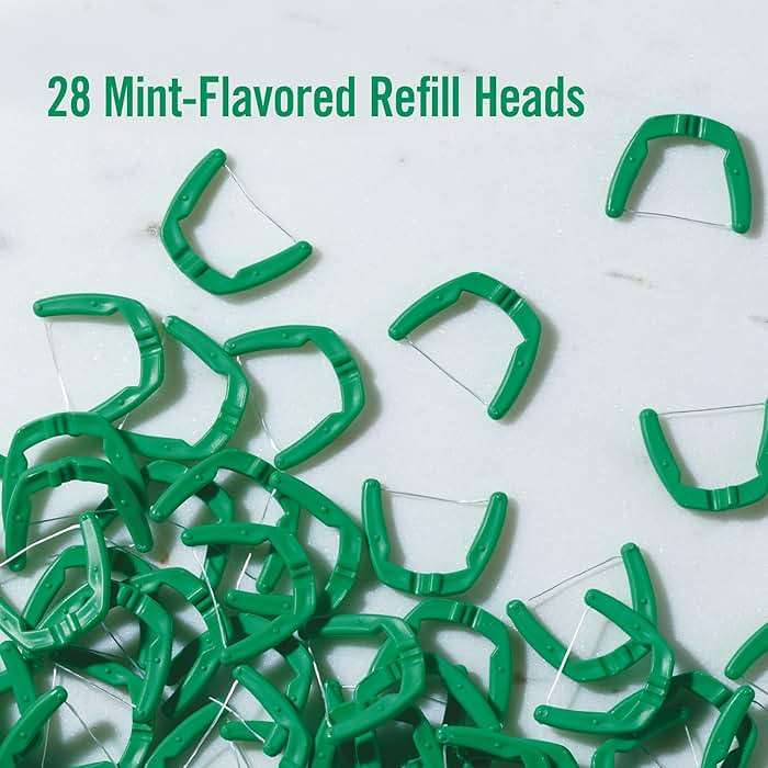 REACH® Listerine Ultraclean Access Flosser Refill Heads | Dental Flossers | Refillable Flosser | Effective Plaque Removal | Mint Flavored | 28 ct, 3 Pack, Package May Vary - Image 10