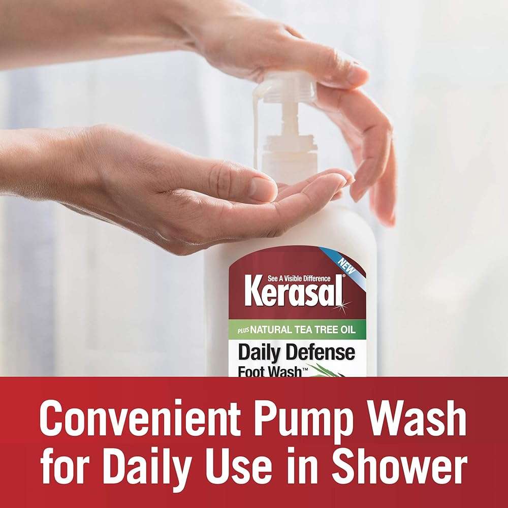 Kerasal Daily Defense Foot Wash Daily Cleanser for Feet, 12 Ounce (Pack of 2) - Image 7