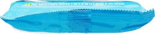 Windex Wipes Glass Cleaning, Pre-Moistened Glass and Surface Wipes to Clean Home Surfaces, Household Essentials, Original Scent, 38 Count (Pack of 2) - Image 9