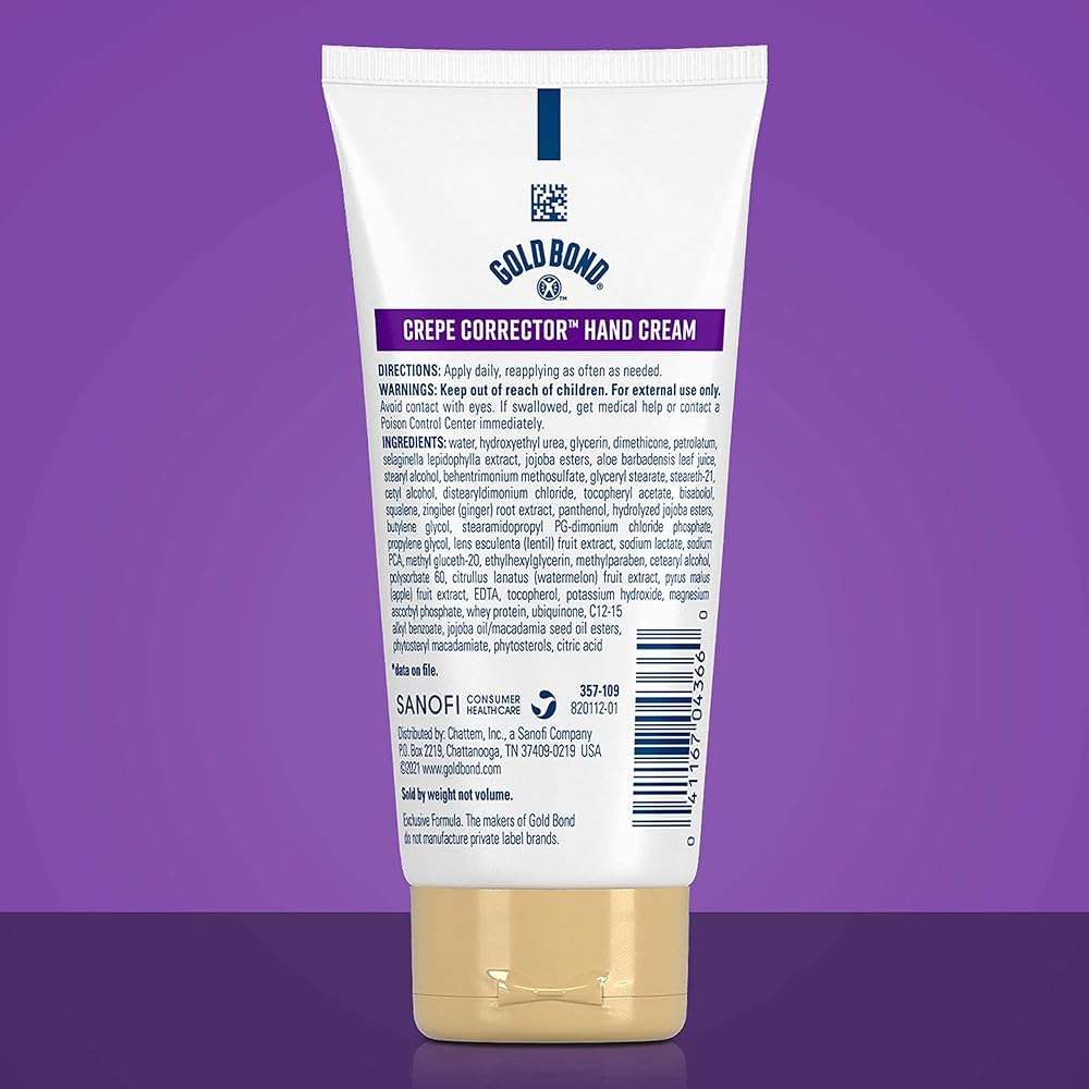 Gold Bond Age Renew Crepe Corrector Hand Cream, Replenishing & Smoothing Formula, 3 oz. (Pack of 2) - Image 2