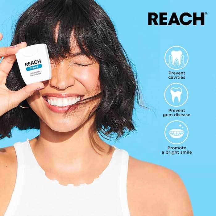 Listerine Cool Mint Interdental Floss | Effective Plaque Removal, Teeth & Gum Protection | Shred-Resistant, Fresh-Breath Feeling, PFAS Free | 55 Yards, 2 Pack - Image 6