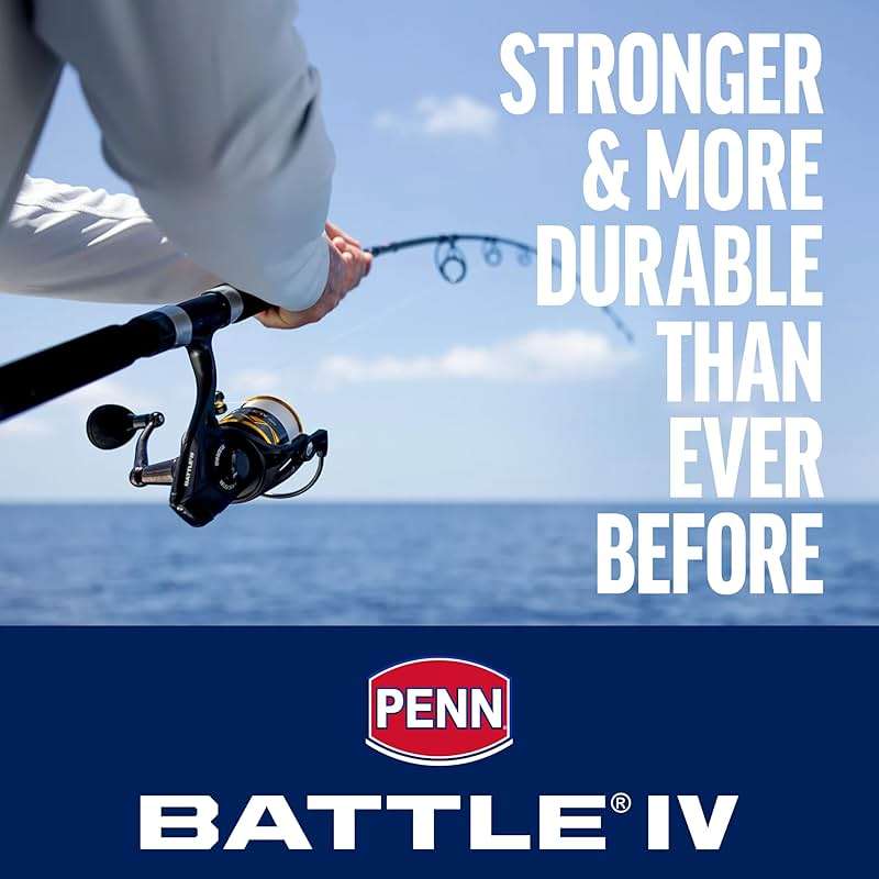 Penn Battle IV Spinning Reel and Fishing Rod Combo - Image 2