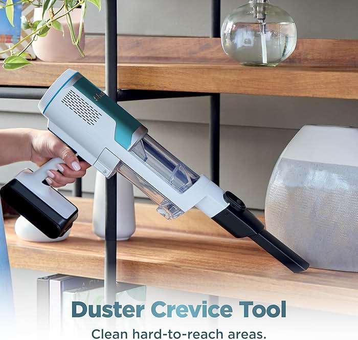 Shark Clean & Empty Cordless Stick Vacuum & Auto-Empty System | HEPA Filter | Lightweight, Portable, Rechargeable | Stick Vacuum for Pet Hair | Carpets & Hard Floors | 40-Min Runtime | White | BU3521 - Image 11