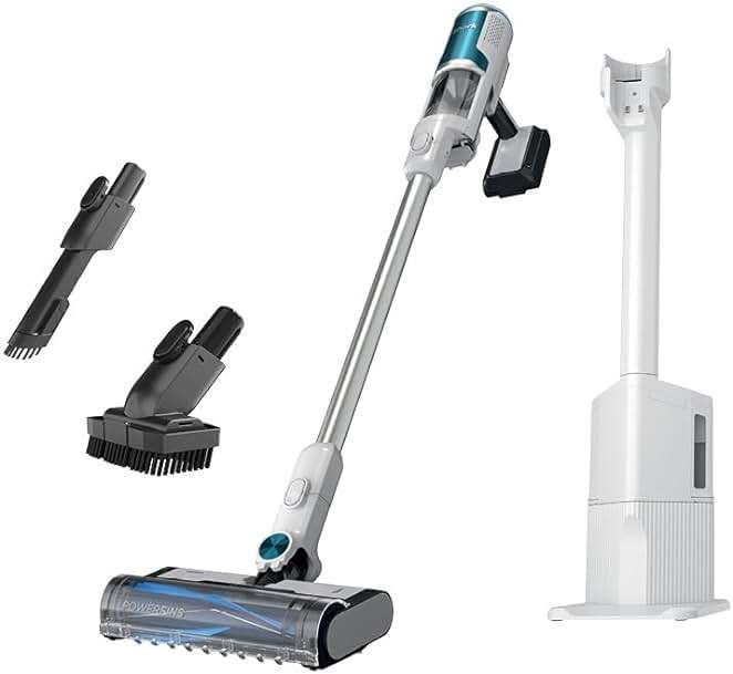 Shark Clean & Empty Cordless Stick Vacuum & Auto-Empty System | HEPA Filter | Lightweight, Portable, Rechargeable | Stick Vacuum for Pet Hair | Carpets & Hard Floors | 40-Min Runtime | White | BU3521 - Image 4