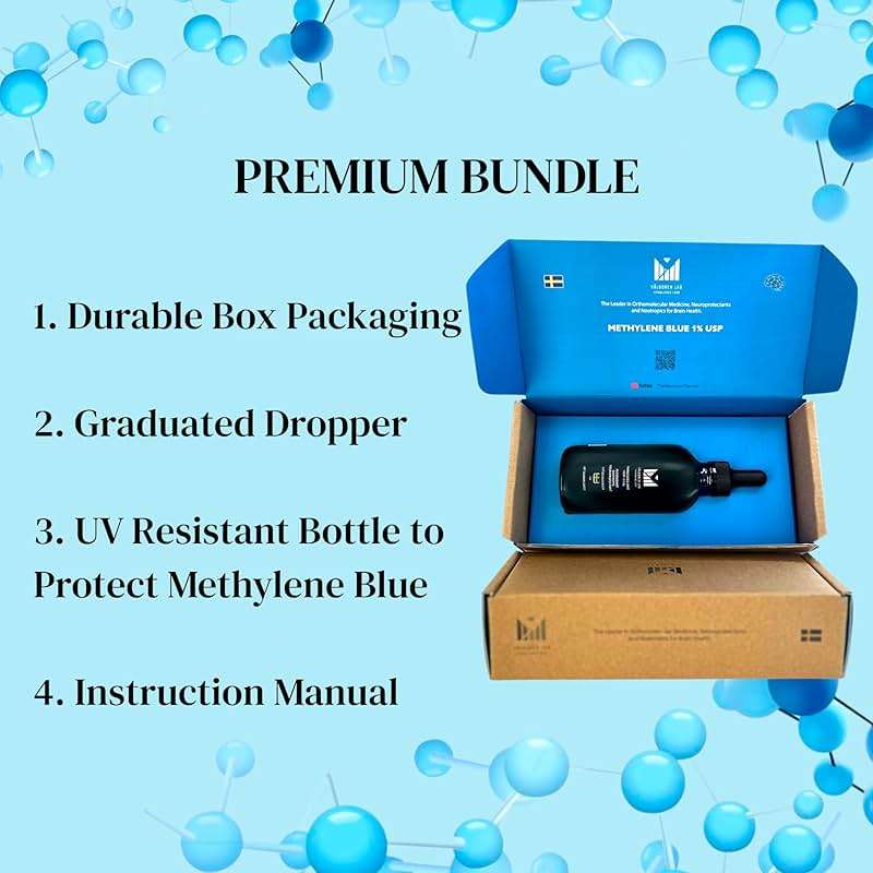 Valboren Labs Methylene Blue Pharmaceutical Grade 4oz - Made in USA - Third Party Tested - Dietary Supplement - Formaldehyde & Alcohol-Free - Methane Blue for Humans 1% Drops (118ML Bottle) - Image 6