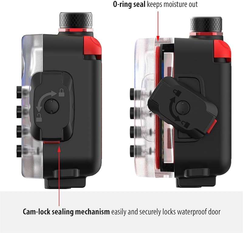 SeaLife SportDiver Ultra Underwater Smartphone Scuba Housing – Dive to 130', Waterproof Photography, Easy Camera Controls, with Leak Alarms, Fits Most Phones - Image 3