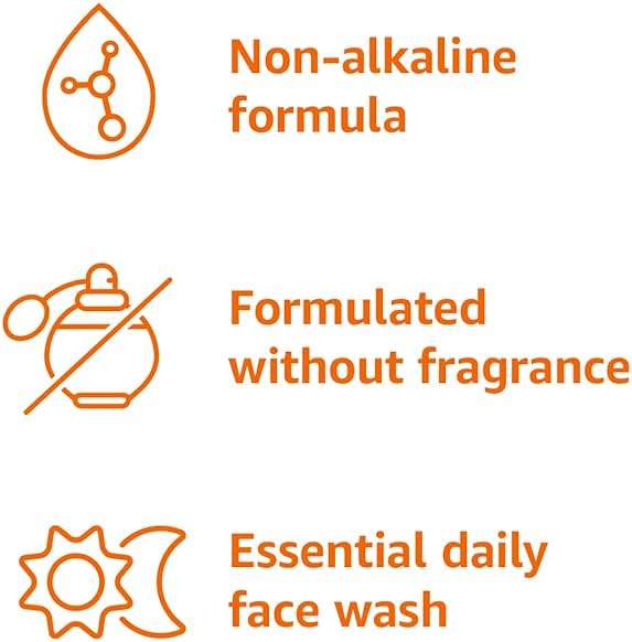 Amazon Basics Daily Facial Cleanser For Gentle Skin, Unscented, 16 Fl Oz (Pack of 2) - Image 3