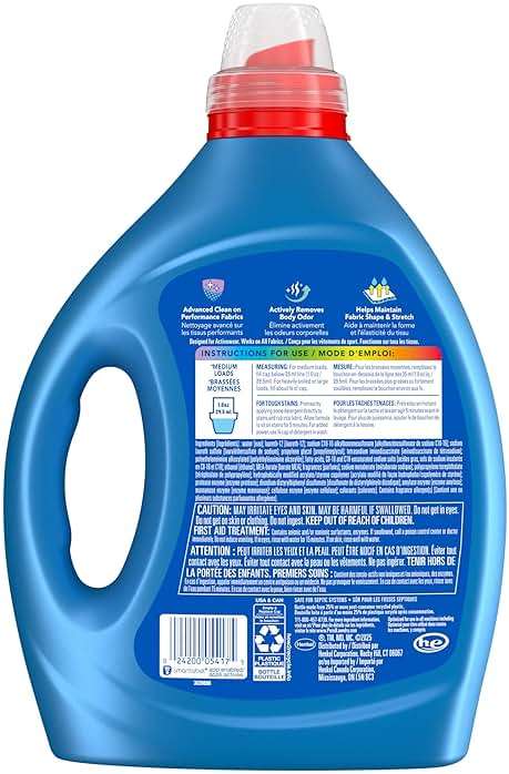 Persil Activewear Clean Laundry Detergent Liquid, 82.5 Fl Oz, 82 Loads, Ultra Concentrated Laundry Soap, Helps Fight Stains & Odor, HE Safe - Image 2