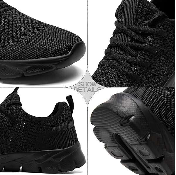 YITUHIO Mens Running Shoes Fashion Sneakers Tennis Walking Shoes Lightweight Athletic Gym Workout Shoes - Image 2