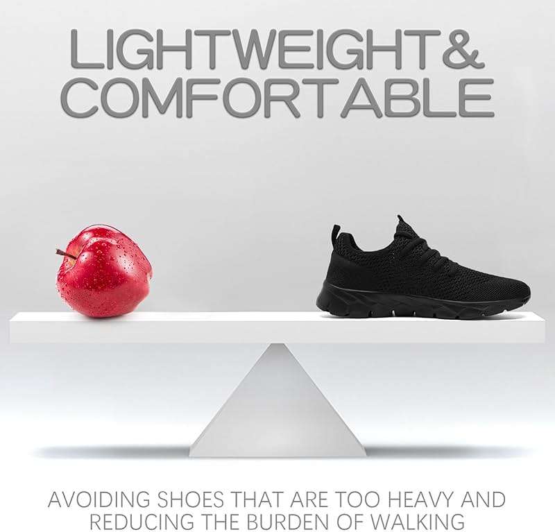 YITUHIO Mens Running Shoes Fashion Sneakers Tennis Walking Shoes Lightweight Athletic Gym Workout Shoes - Image 4