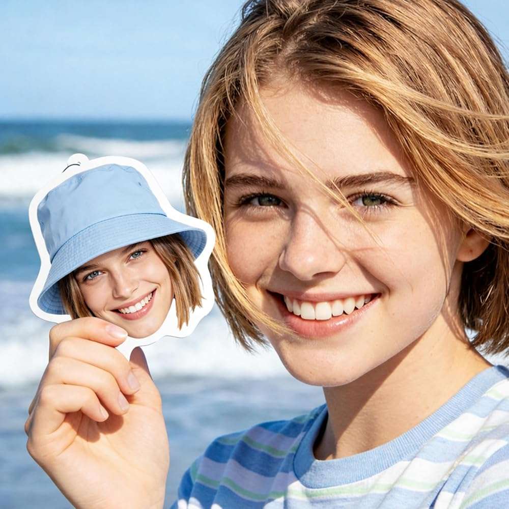 CDBUY Custom Air Fresheners with Picture for Car | Personalized Photo Gift; Double-Sided Print; Hanging Ornament; Scent Choice Available; Custom Shape - Image 2
