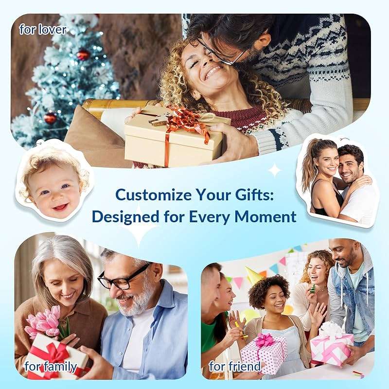 CDBUY Custom Air Fresheners with Picture for Car | Personalized Photo Gift; Double-Sided Print; Hanging Ornament; Scent Choice Available; Custom Shape - Image 7