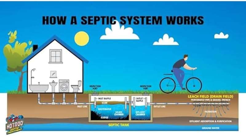 Hotrod Septic Tank Treatment - 12 Month Supply Extends Septic System Life and Prevents Costly Repairs - Industrial Grade - Easy to Use (12 Month, 4.00, Count) - Image 6