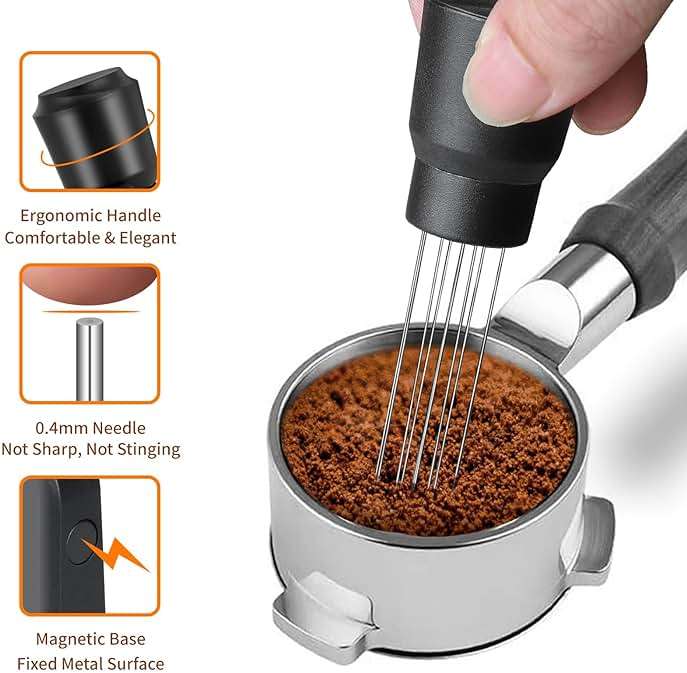 Upgraded WDT Tool with Strong Magnetic for Breville Barista Espresso Coffee Maker, Espresso Distribution Tool Espresso Accessories for Ninja Luxe Cafe Accessories - Image 5
