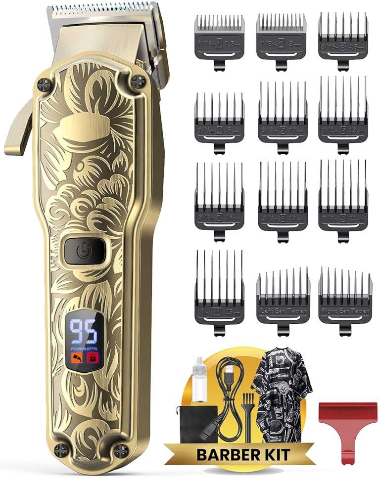 Jack & Rose Cordless Hair Clippers, Mens Hair Clippers, Wireless Clippers for Men, Barber kit Professional Clippers for Men - Image 1