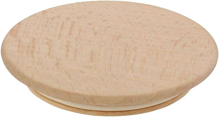 Weck Tulip Shape Jars #744 (Pack of 6, Capacity 500 ml, Storage Jar with Wooden Lid + Silicone Seal, Storage Jar for Pasta/Spices/Cereal) 79199 - Image 2