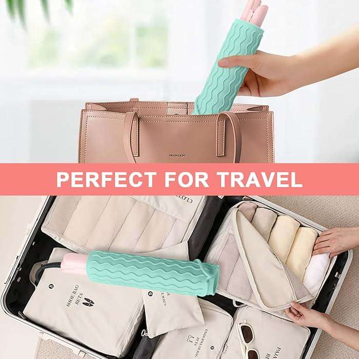 Suafrnut Plus Size Silicone Heat Resistant Mat, Portable Travel Hot Tools Pad Cover for Curling Iron, Flat Iron, Hair Straightener and Other Hair Styling Tools(12.0" x 9.0") - Image 7