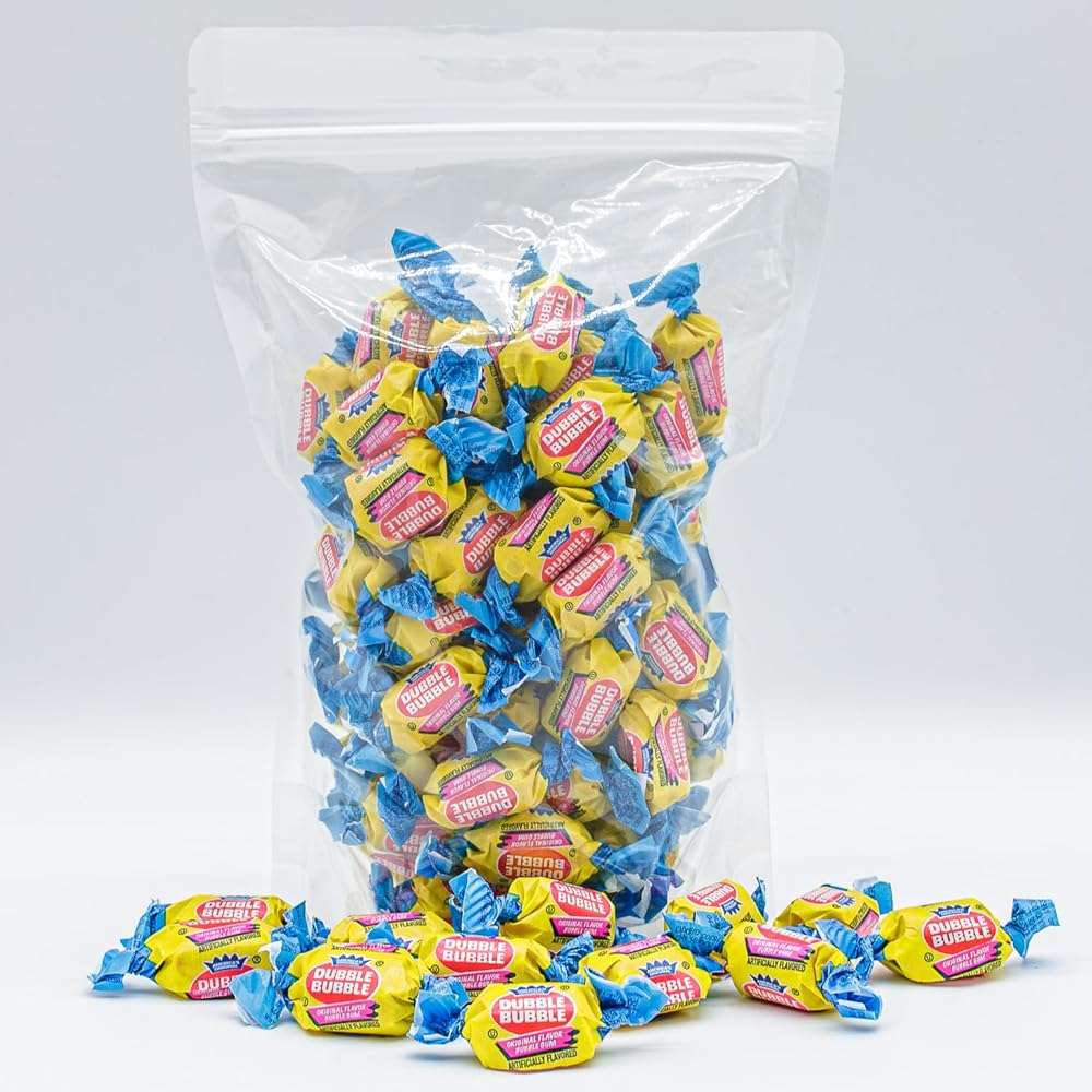 DUBBLE BUBBLE Gum Original Flavor 3 pounds – Bulk Bag, Fruit Flavored, Chewing Gum, Individually Wrapped - Image 7