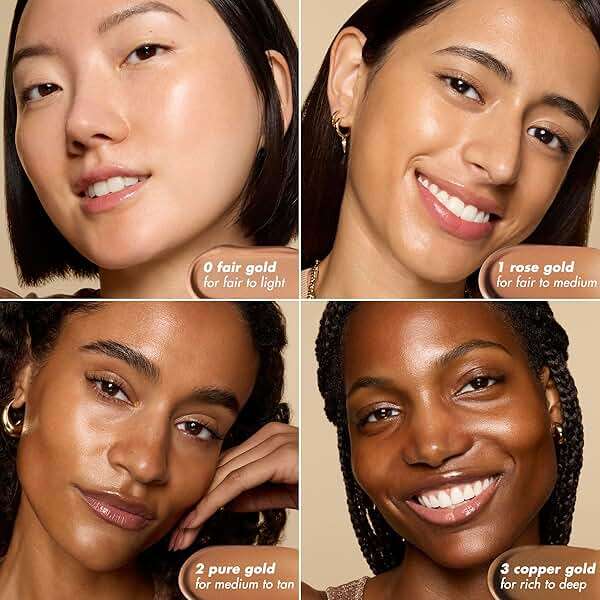 e.l.f. SKIN Bronzing Drops, Liquid Face Tinted Serum with Vitamin E & Sunflower Oil, Shimmer Finish, Vegan & Cruelty-Free, Rose Gold - Image 4