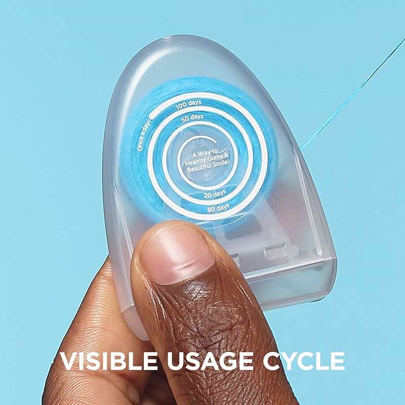 REACH POP Dental Floss, Mint, Plaque Remover for Teeth, Shred Resistant, Vegan Wax, Cruelty Free, Eco Friendly Packaging, Oral Care, PFAS Free, for Adults & Kids, 3 Pack, 54.6 yd - Image 4