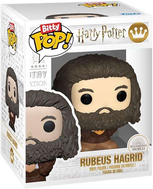 Funko Bitty POP HP GOF - Hagrid, 4-Pack and A Surprise Mystery Mini Figure - 0.9 Inch (2.2 Cm) - Harry Potter Collectable - Stackable Display Shelf Included - Gift Idea - Party Bags Stocking - Image 4
