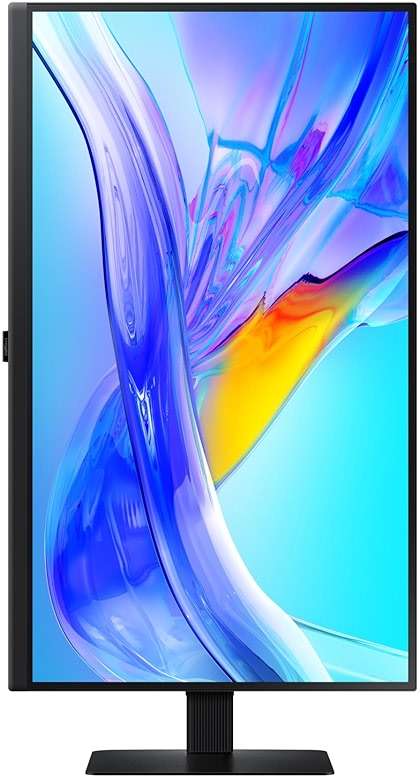 SAMSUNG 27-Inch ViewFinity S8 (S80UD) 4K UHD High Resolution Monitor with HDR10, USB-C, Height Adjustable Ergonomic Stand, Built-In KVM Switch, Advanced Eye Care, LS27D802UANXGO, 2024 - Image 5