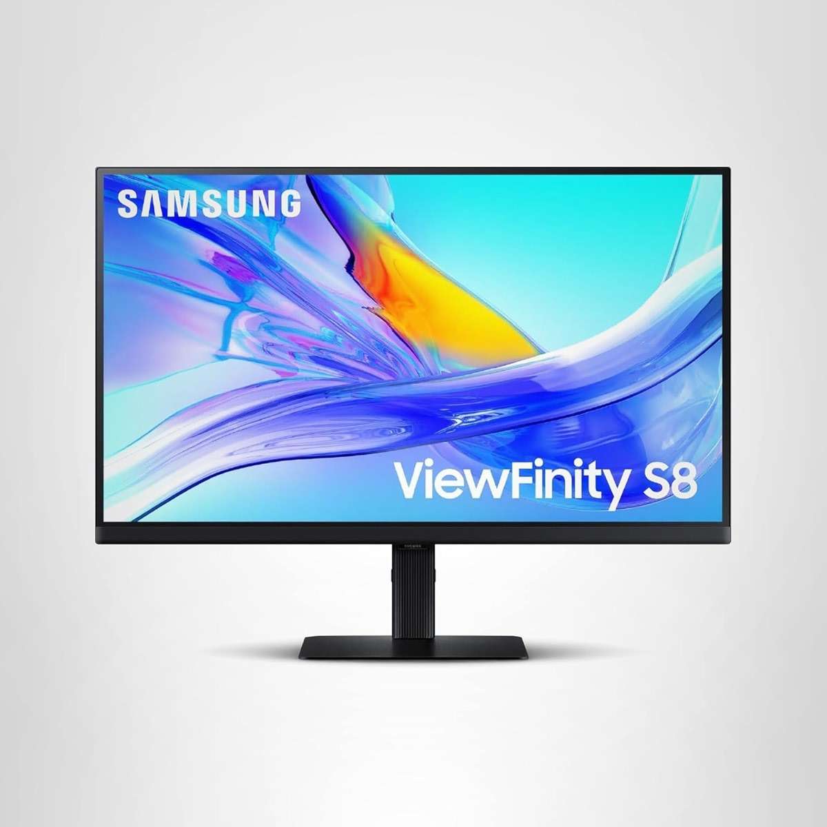 SAMSUNG 27-Inch ViewFinity S8 (S80UD) 4K UHD High Resolution Monitor with HDR10, USB-C, Height Adjustable Ergonomic Stand, Built-In KVM Switch, Advanced Eye Care, LS27D802UANXGO, 2024 - Image 8
