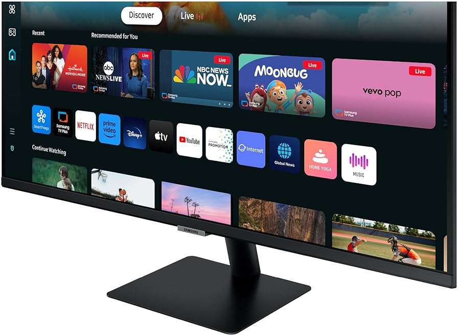 SAMSUNG 27-Inch M5 (M50D) Series FHD Smart Monitor with Streaming TV, Speakers, HDR10, Gaming Hub, Multiple Ports, Workout Tracker, Vision Accessibility Tools, LS27DM500ENXGO, 2024 - Image 11