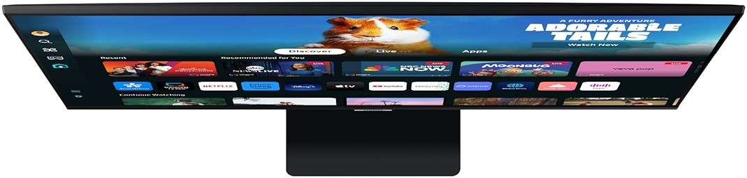SAMSUNG 27-Inch M5 (M50D) Series FHD Smart Monitor with Streaming TV, Speakers, HDR10, Gaming Hub, Multiple Ports, Workout Tracker, Vision Accessibility Tools, LS27DM500ENXGO, 2024 - Image 3