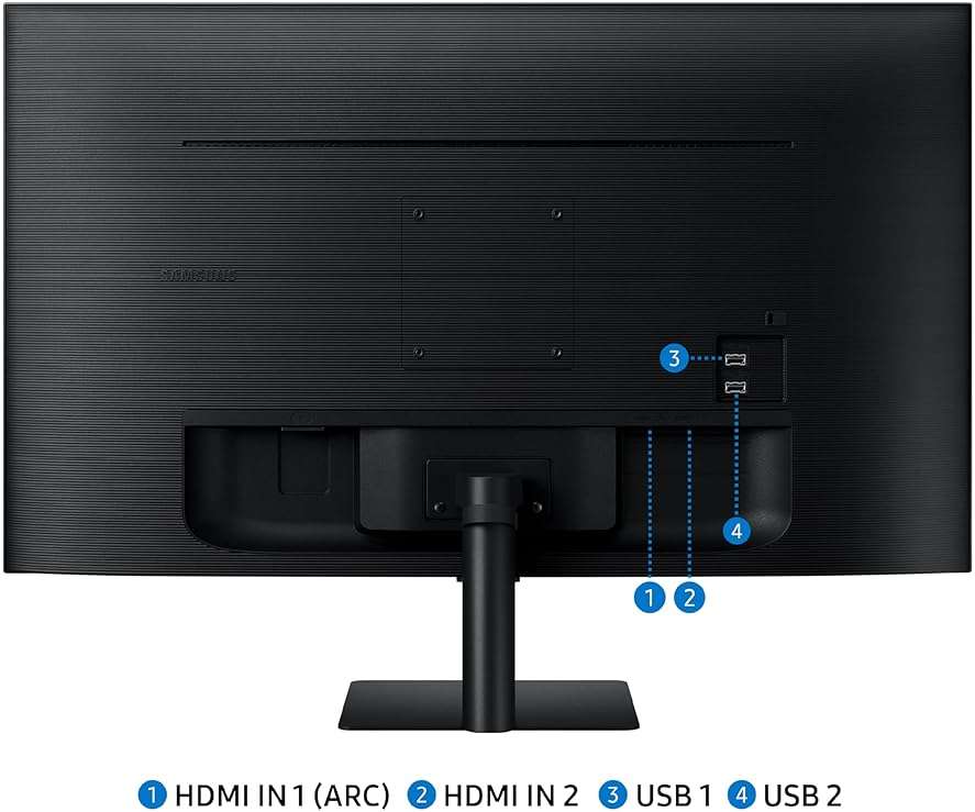 SAMSUNG 27-Inch M5 (M50D) Series FHD Smart Monitor with Streaming TV, Speakers, HDR10, Gaming Hub, Multiple Ports, Workout Tracker, Vision Accessibility Tools, LS27DM500ENXGO, 2024 - Image 8