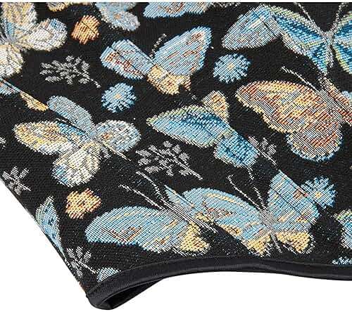 QIAIYALA Blue Butterfly Pattern Corset Top for Women Floral Bustier Lace Up Boned Overbust Lingerie Bodyshaper - Image 7