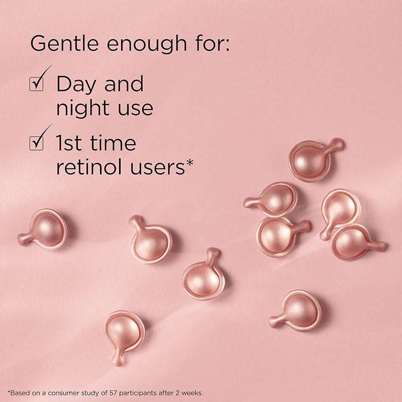 Elizabeth Arden Retinol + HPR Ceramide Rapid Skin Renewing Anti-Aging Face Serum Capsules, Fine Lines & Wrinkles Treatment with Peptides, Vitamin E, & Niacinamide - Image 14