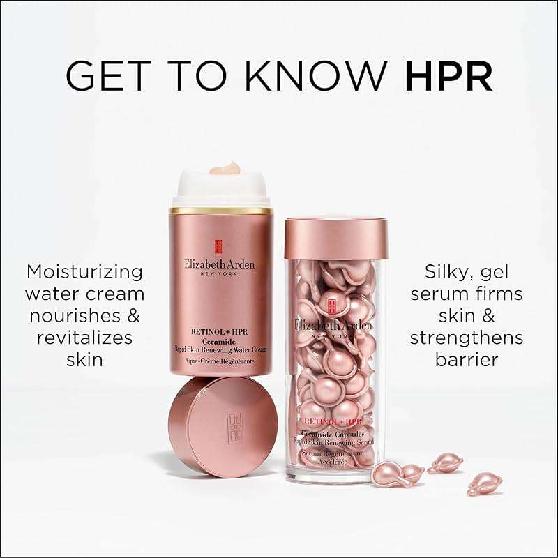 Elizabeth Arden Retinol + HPR Ceramide Rapid Skin Renewing Anti-Aging Face Serum Capsules, Fine Lines & Wrinkles Treatment with Peptides, Vitamin E, & Niacinamide - Image 15