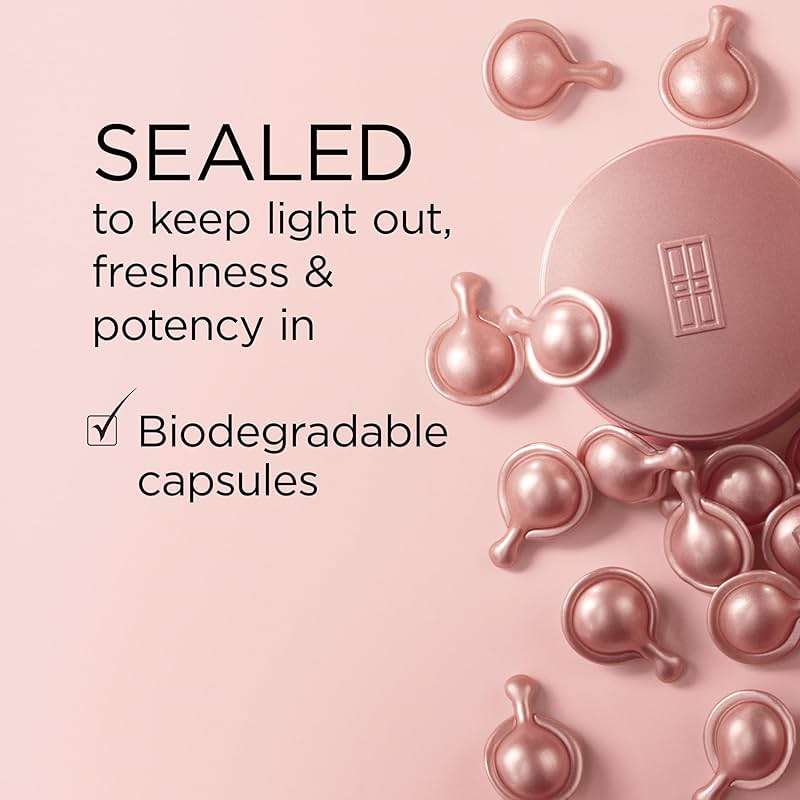 Elizabeth Arden Retinol + HPR Ceramide Rapid Skin Renewing Anti-Aging Face Serum Capsules, Fine Lines & Wrinkles Treatment with Peptides, Vitamin E, & Niacinamide - Image 5