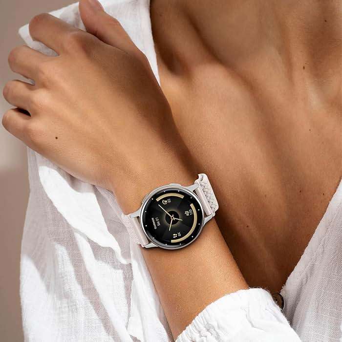 Oanux 18mm Magnetic Braided Compatible with Garmin Venu 3s Watch Band/Venu 4 41mm/Vivoactive 4s/Venu 2s/Vivomove 3s/Forerunner 255S/Forerunner 265S, Elastic Nylon Sport Stretchy Strap for Women Men - Image 5
