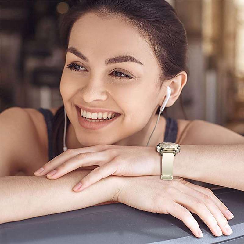 ViCRiOR Watch Bands Compatible with Garmin Lily 2 Smart Watch, Quick Release Soft Silicone Replacement Women Band Strap for Garmin Lily 2 - Image 5