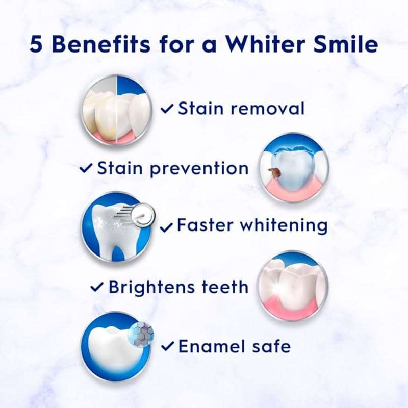 Crest 3D White Brilliance Bright Mint Teeth Whitening Toothpaste, 4.3 oz Pack of 3, 100% More Surface Stain Removal, 24 Hour Active Stain Prevention, Whiter Teeth in 3 Days - Image 2