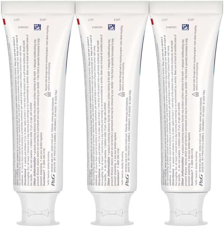 Crest Pro-Health Gum Detoxify Plus Toothpaste 4.5 oz Pack of 3 - Antibacterial Fluoride Toothpaste, Sensitivity Protection, Whitens Teeth, Anticavity, Plaque Control - Image 13
