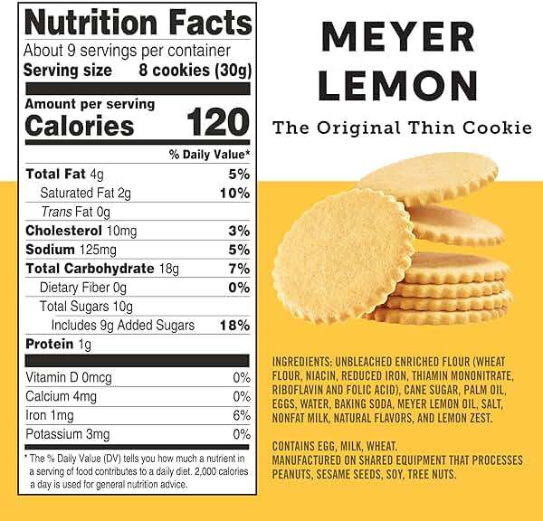 NEW! Dewey's Bakery Complete Cookie Collection | Meyer Lemon, Brownie Crisp, Triple Ginger, Vanilla Bean, Dark Chocolate Mint Cookies, & Key Lime Moravian Cookie Thins | 9 oz Box (Pack of 6) - Image 2